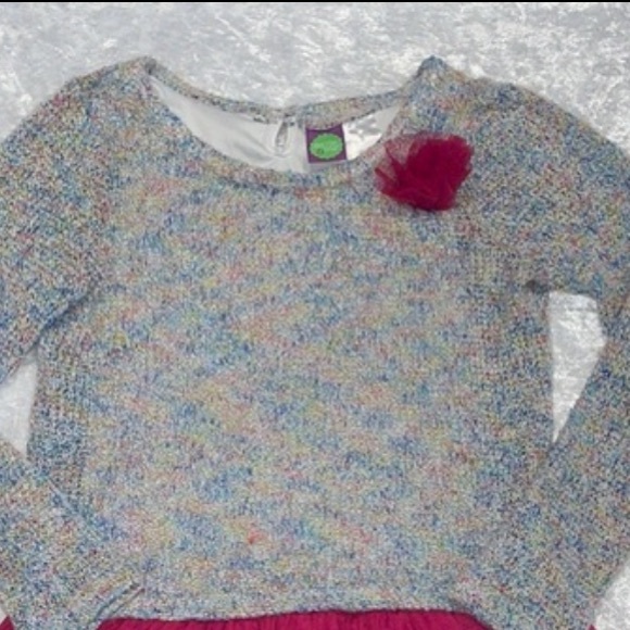 Dollie & Me Tweed Tulle Tutu Dress / Tunic - Picture 2 of 6